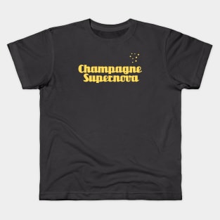 Champagne Supernova, mustard Kids T-Shirt